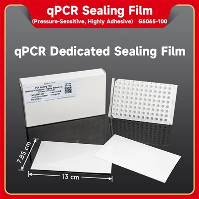 Fluorescens kvantitativ PCR-forseglingsfilm (trykkfølsom, svært klebende)